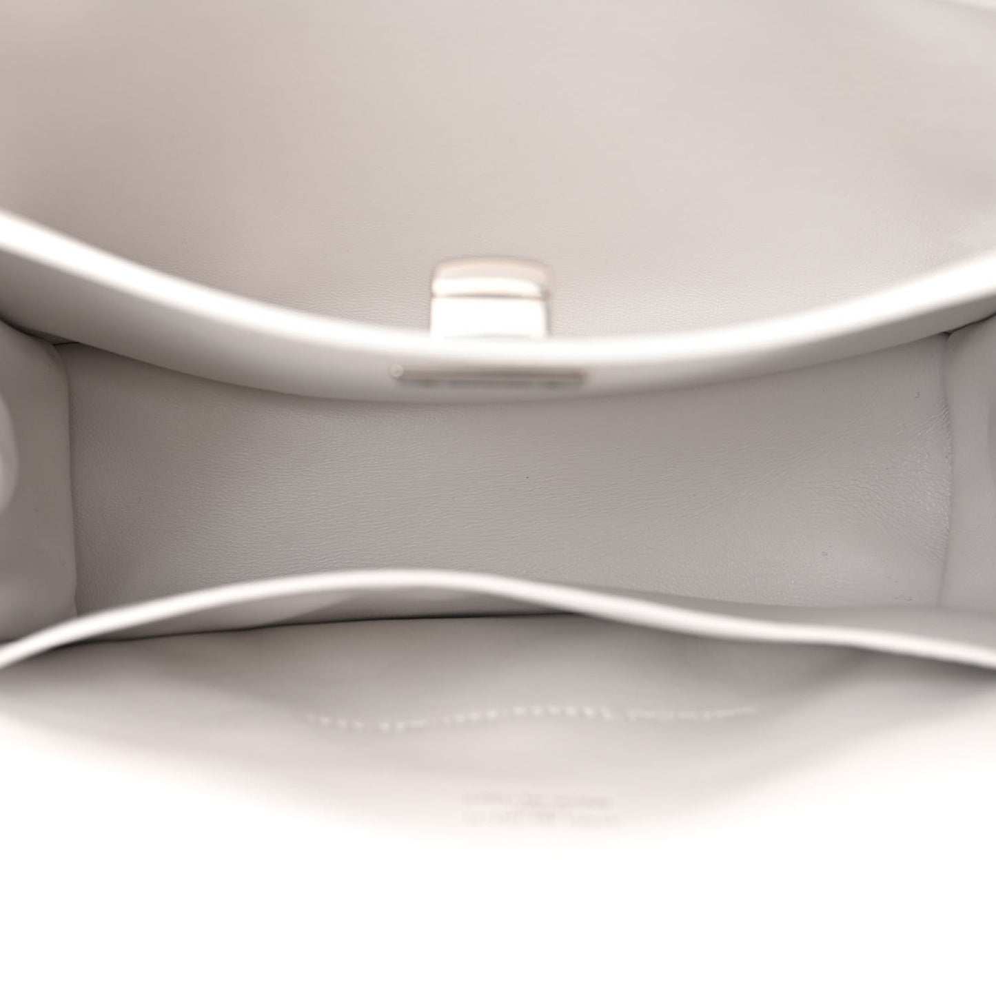 Natural Smooth Calfskin Mini Rodeo Top Handle Handbag Optic White