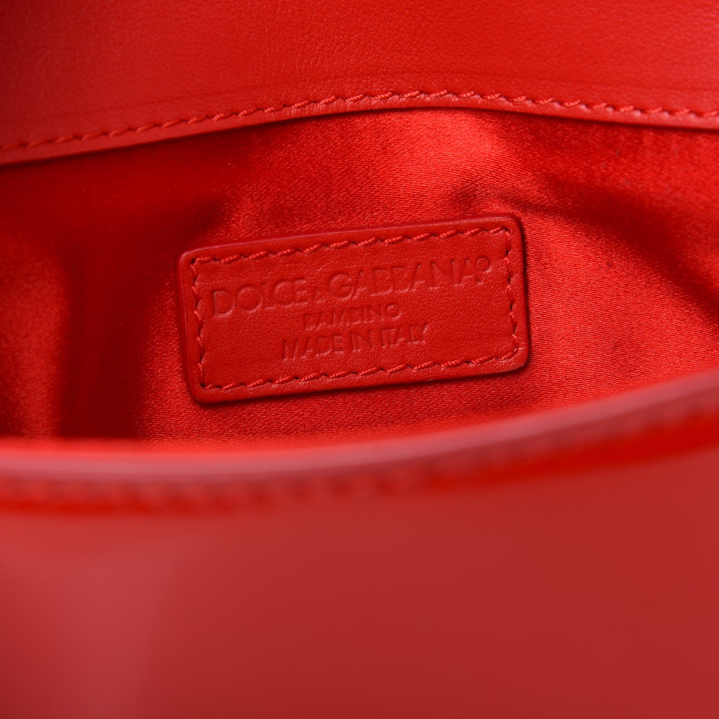 Patent Kids DG Escape Crossbody Bag Rosso