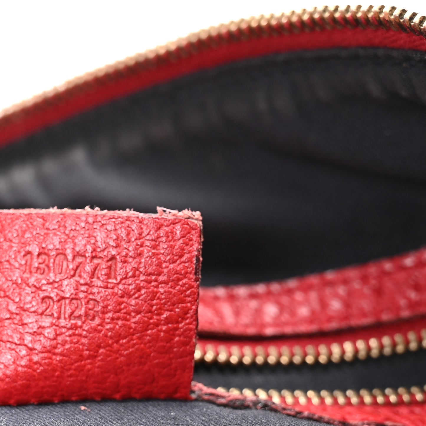 Calfskin Web Small Blondie Hobo Red
