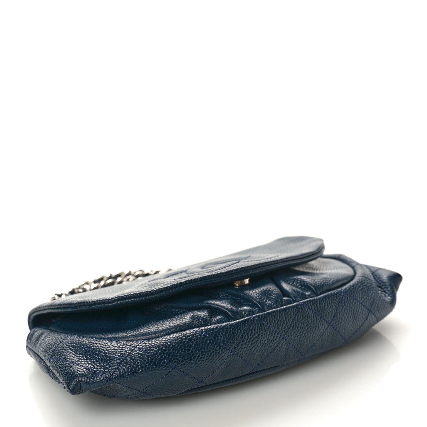 Caviar Half Moon Wallet On Chain WOC Navy