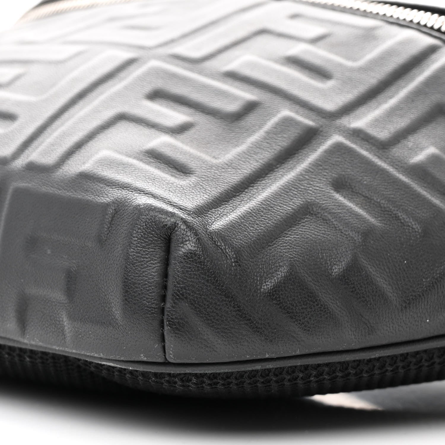 Fendi Nappa FF 1974 Embossed Belt Bag Black 10 of 15