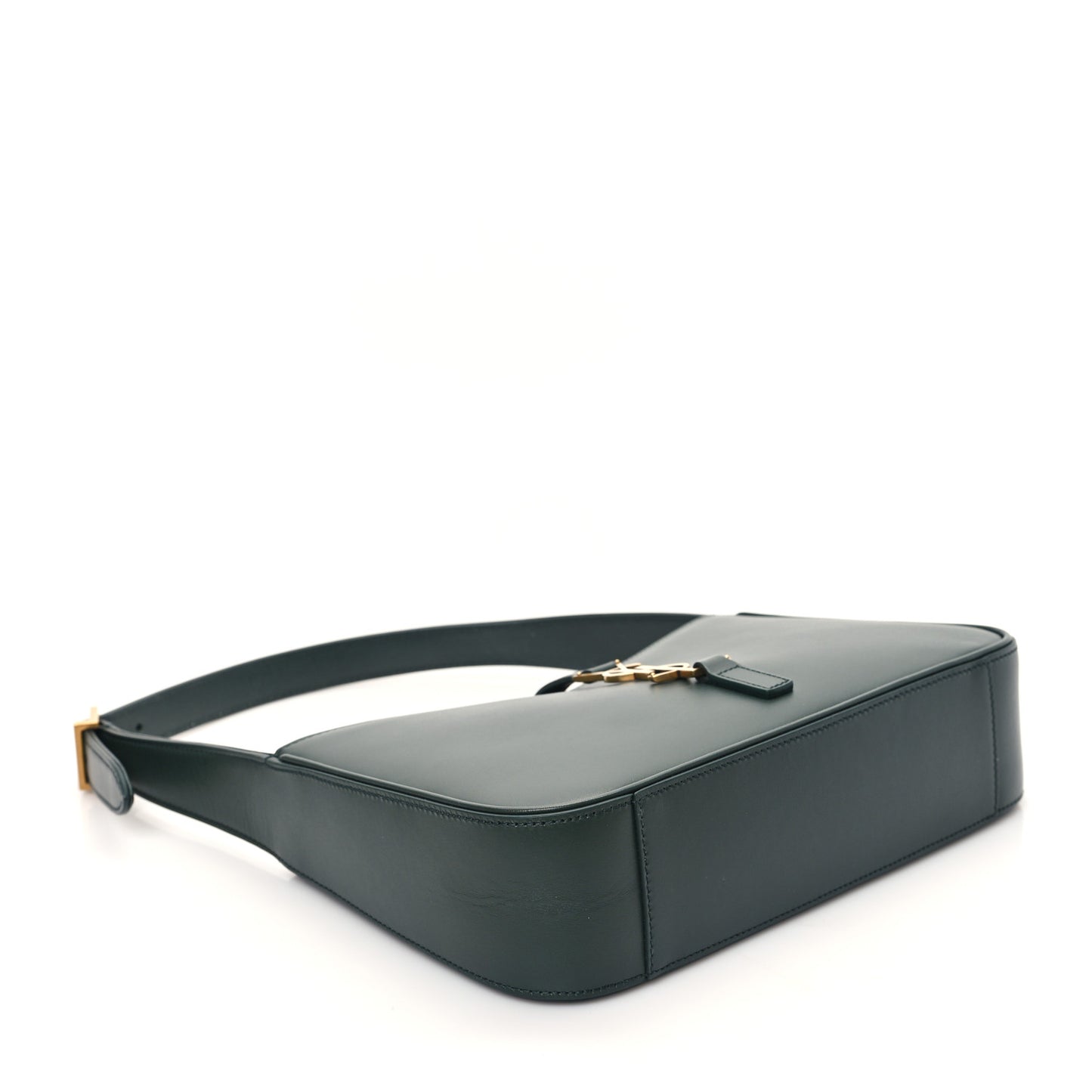Smooth Calfskin Le 5 A 7 Hobo Vert Fonce