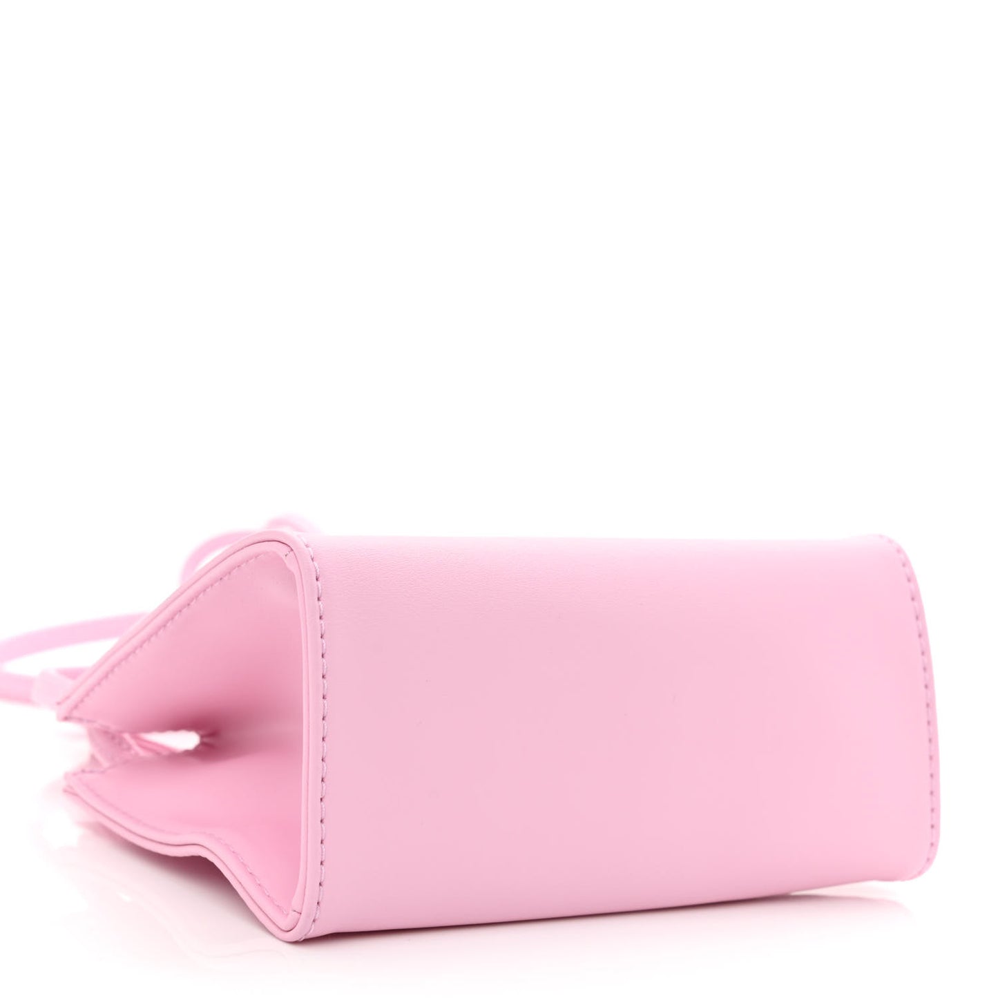 Vegan Leather Small Shopping Bag Bubblegum