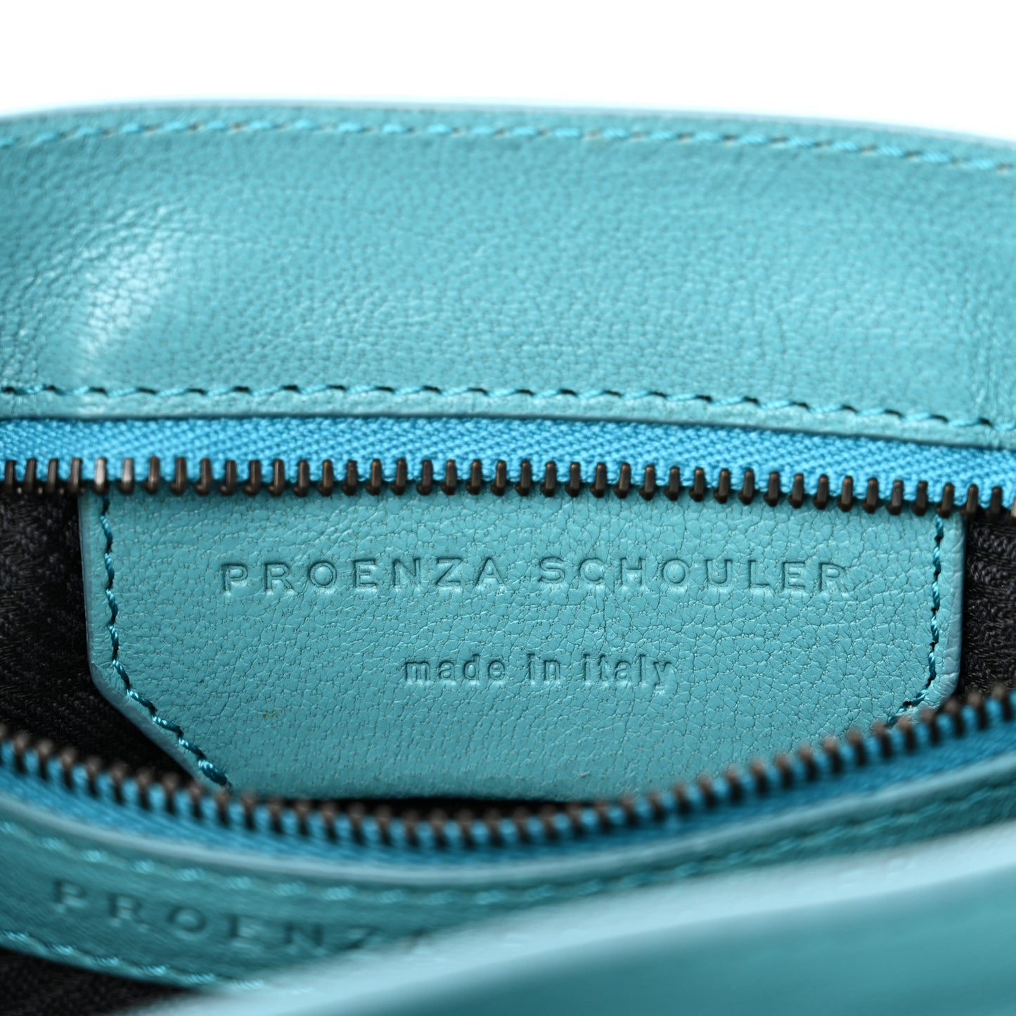 Lambskin PS1 Mini Pouch Messenger Bag Lagoon