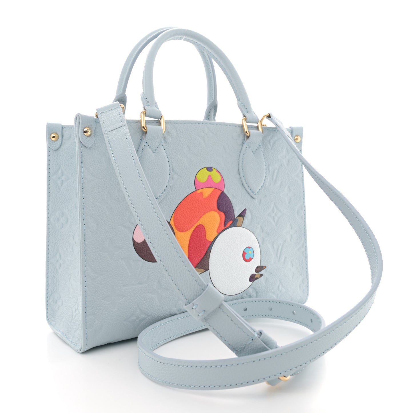 LV X TM Empreinte Monogram Onthego PM Washed Blue