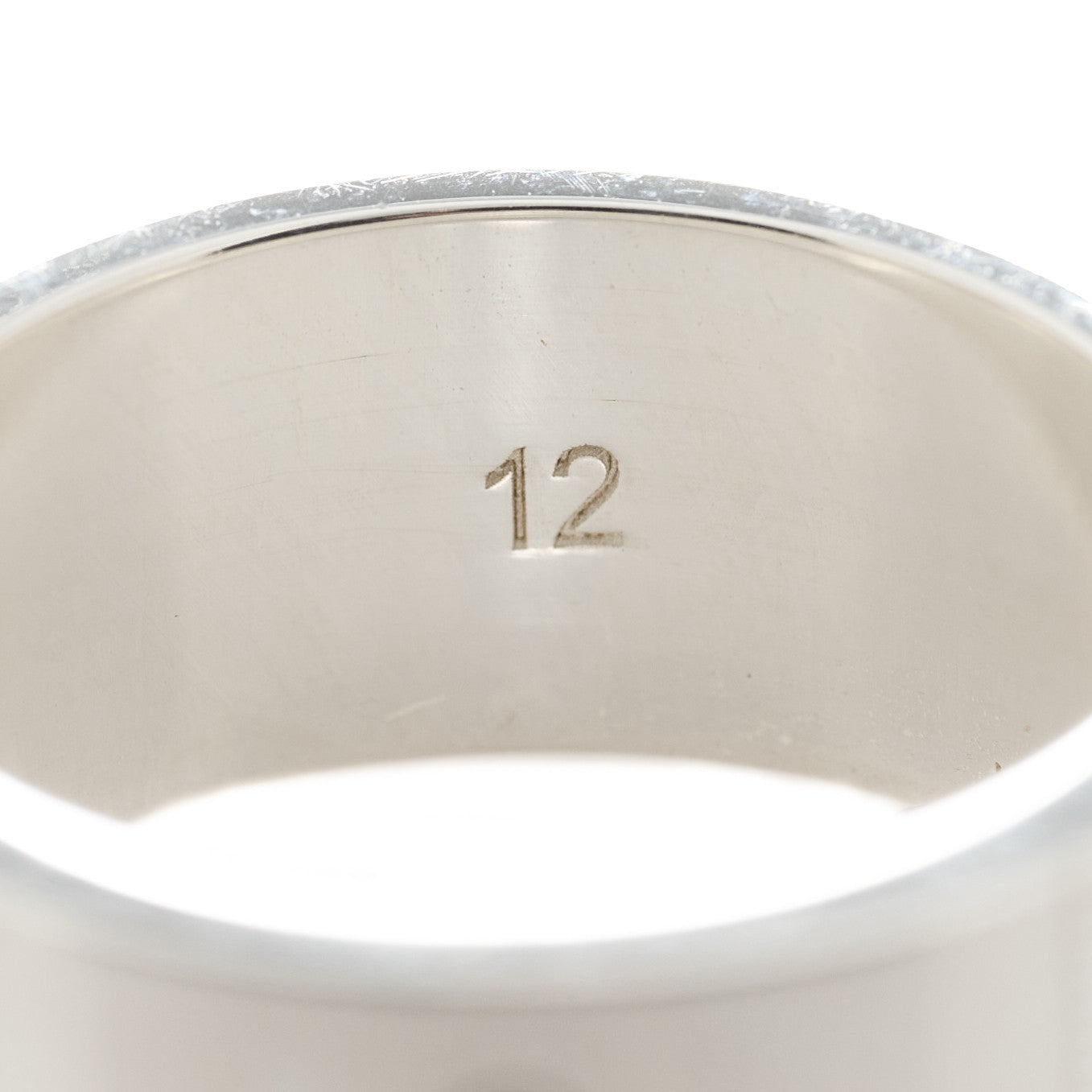 Sterling Silver 8mm Signature Band Ring 51 5.75
