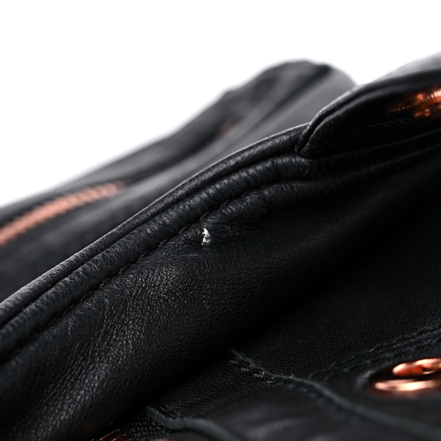 Lambskin Marti Backpack Washed Black Rose Gold Hardware