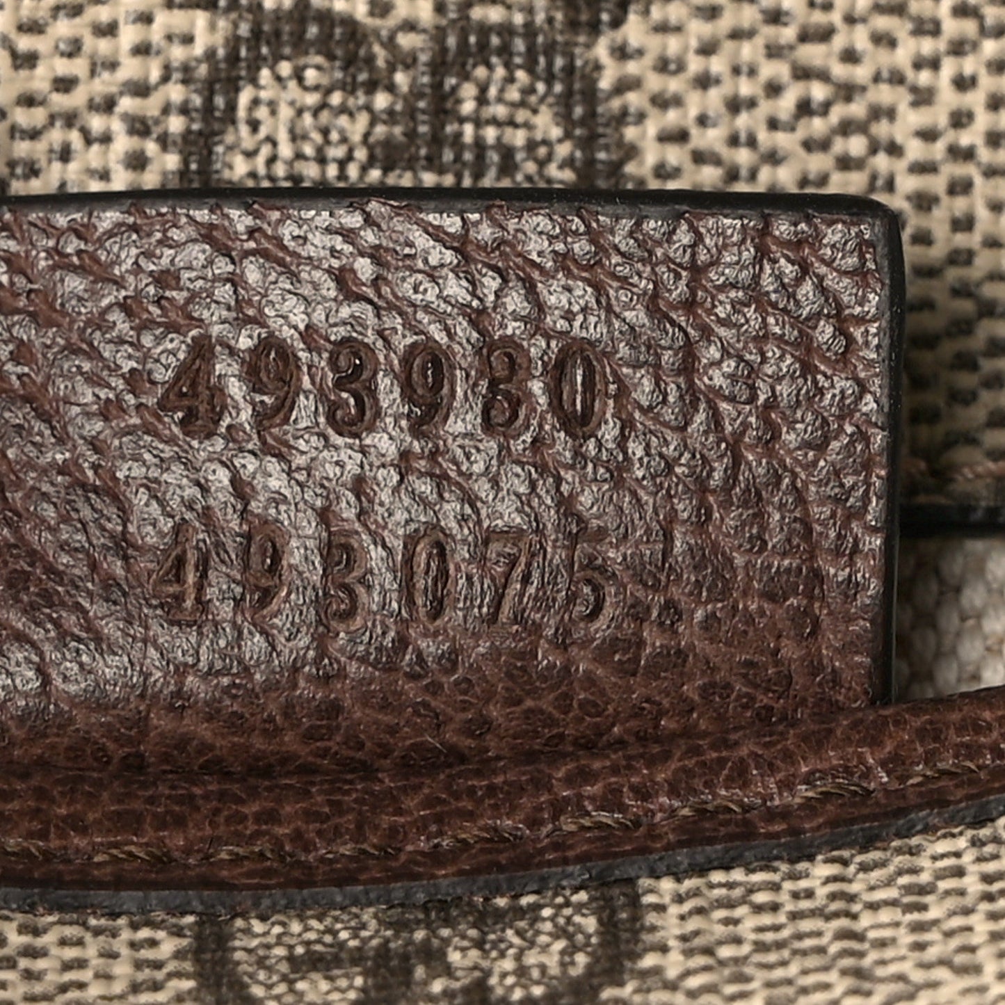 GG Supreme Monogram Neo Vintage Web Belt Bag Brown