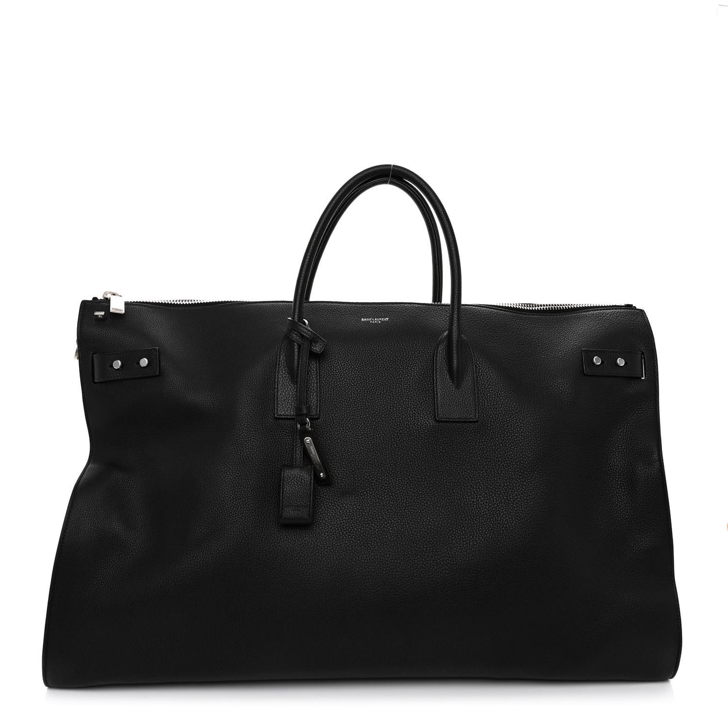 Grained Calfskin 72H Sac De Jour Black