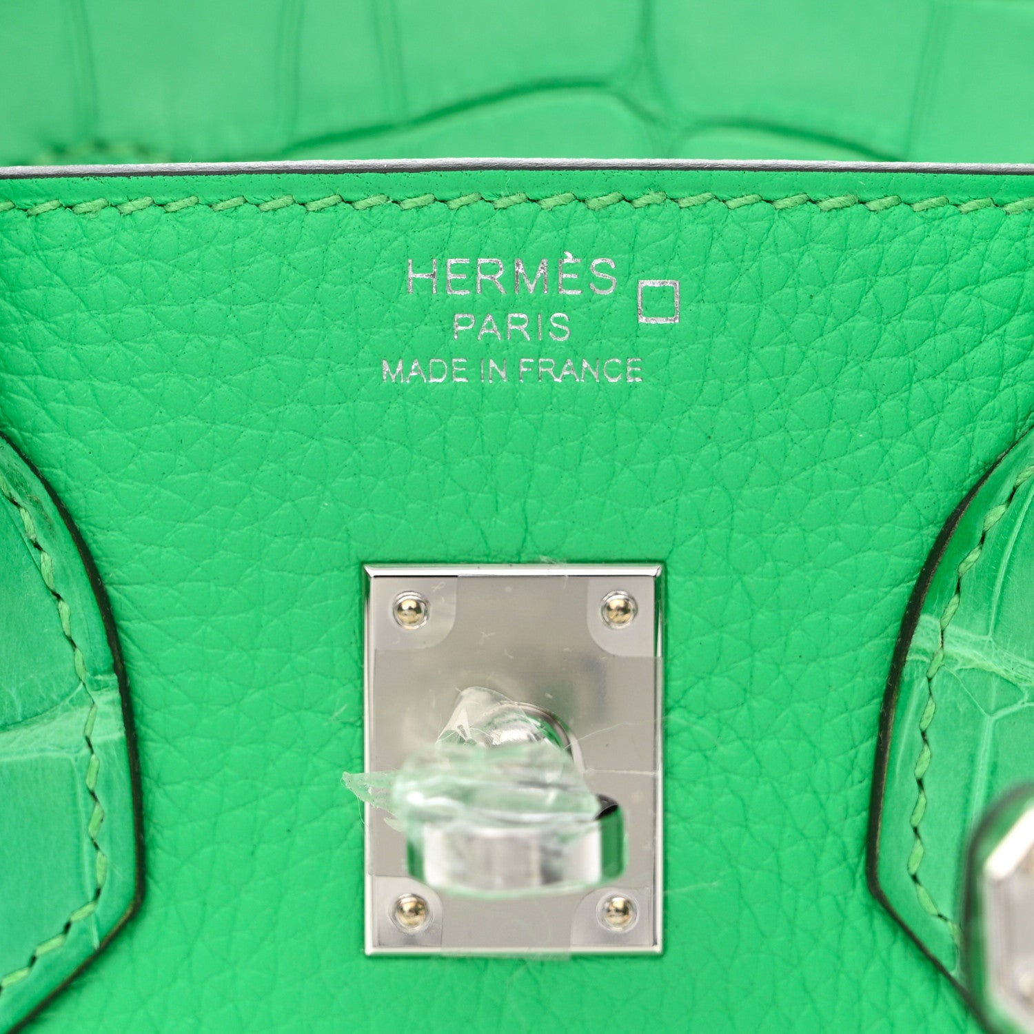 Hermes Togo Matte Alligator Birkin Touch 25 Vert Comics 6 of 11