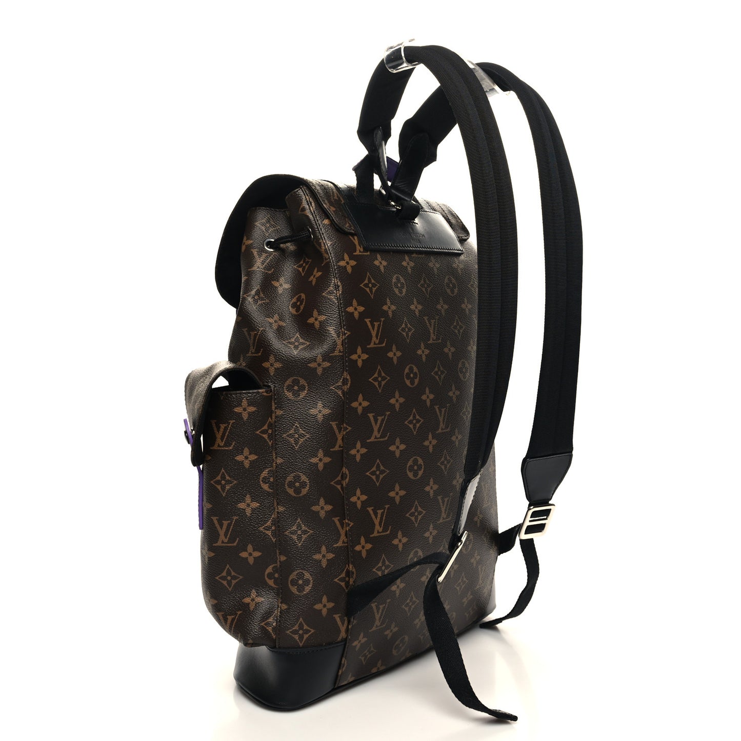 Monogram Macassar Christopher MM Backpack Purple