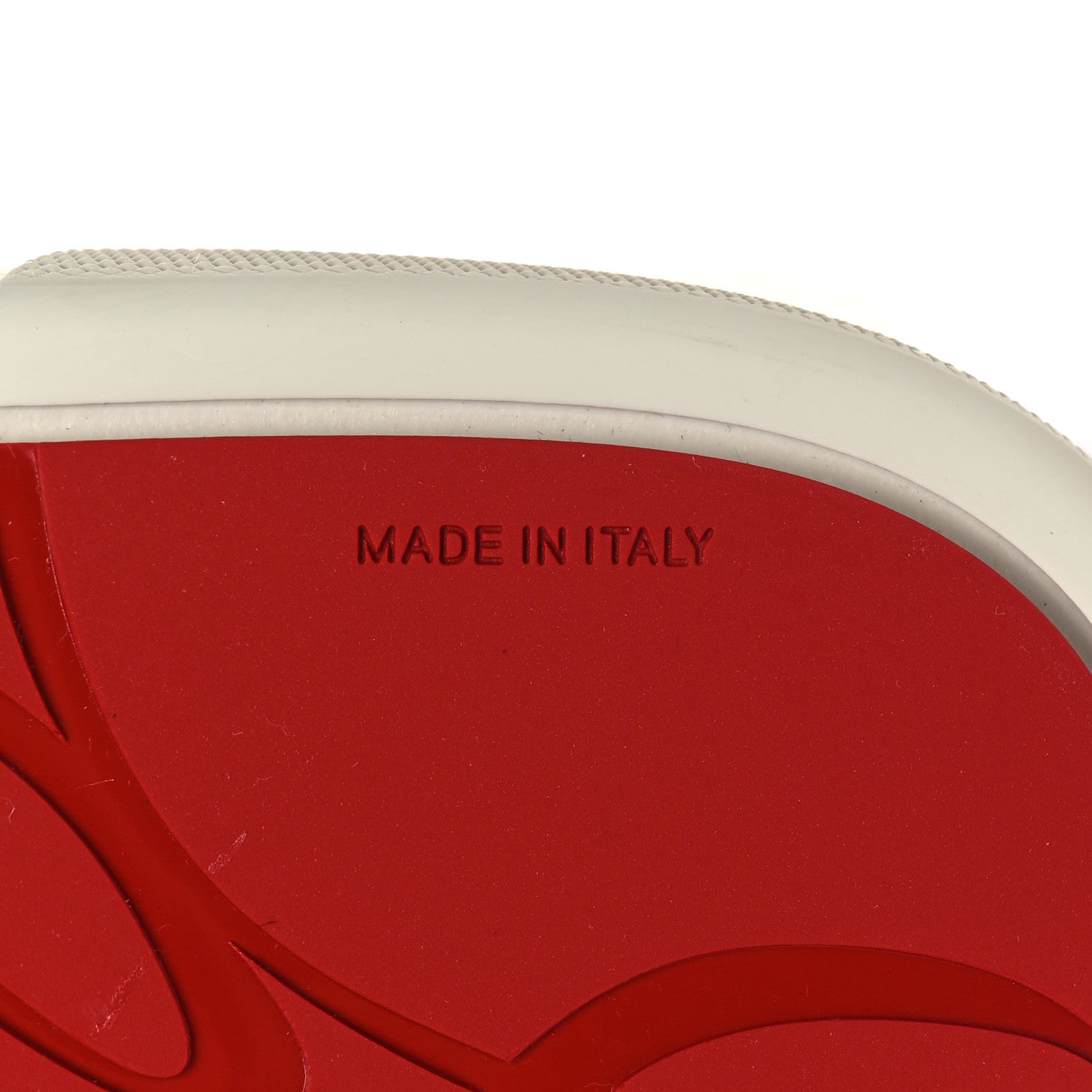 Christian Louboutin Toile Calfskin Simplerui Stripe Flat Sneakers 38.5 White Blue 7 of 8