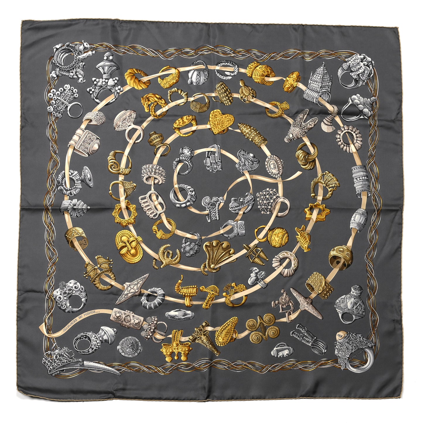 Silk Alliances Du Mond Scarf 90
