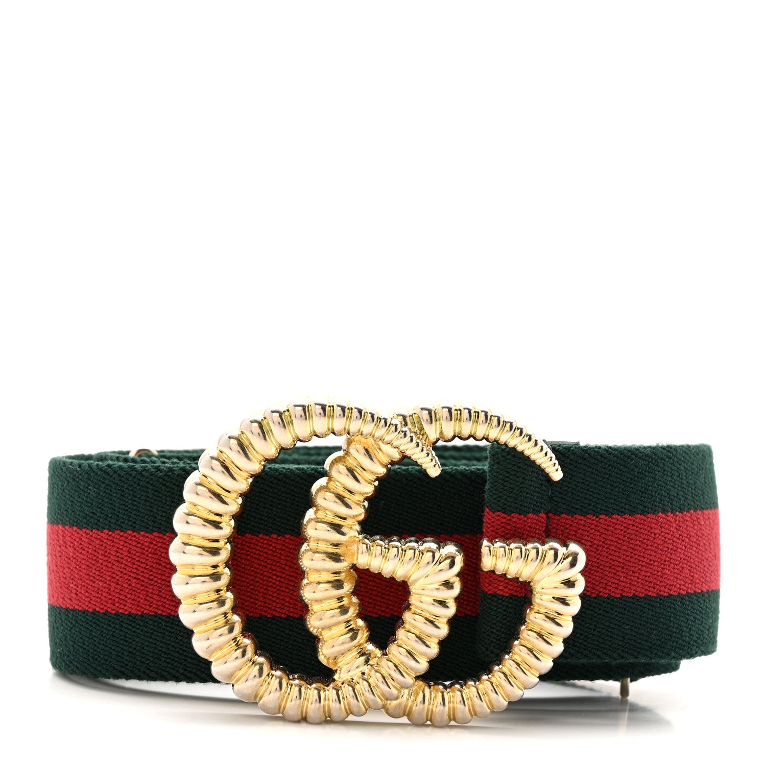 GUCCI TORCHON DOUBLE G BELT GUCCI Web Elastic with Torchon Double G Buckle Belt 524101-US main image 2