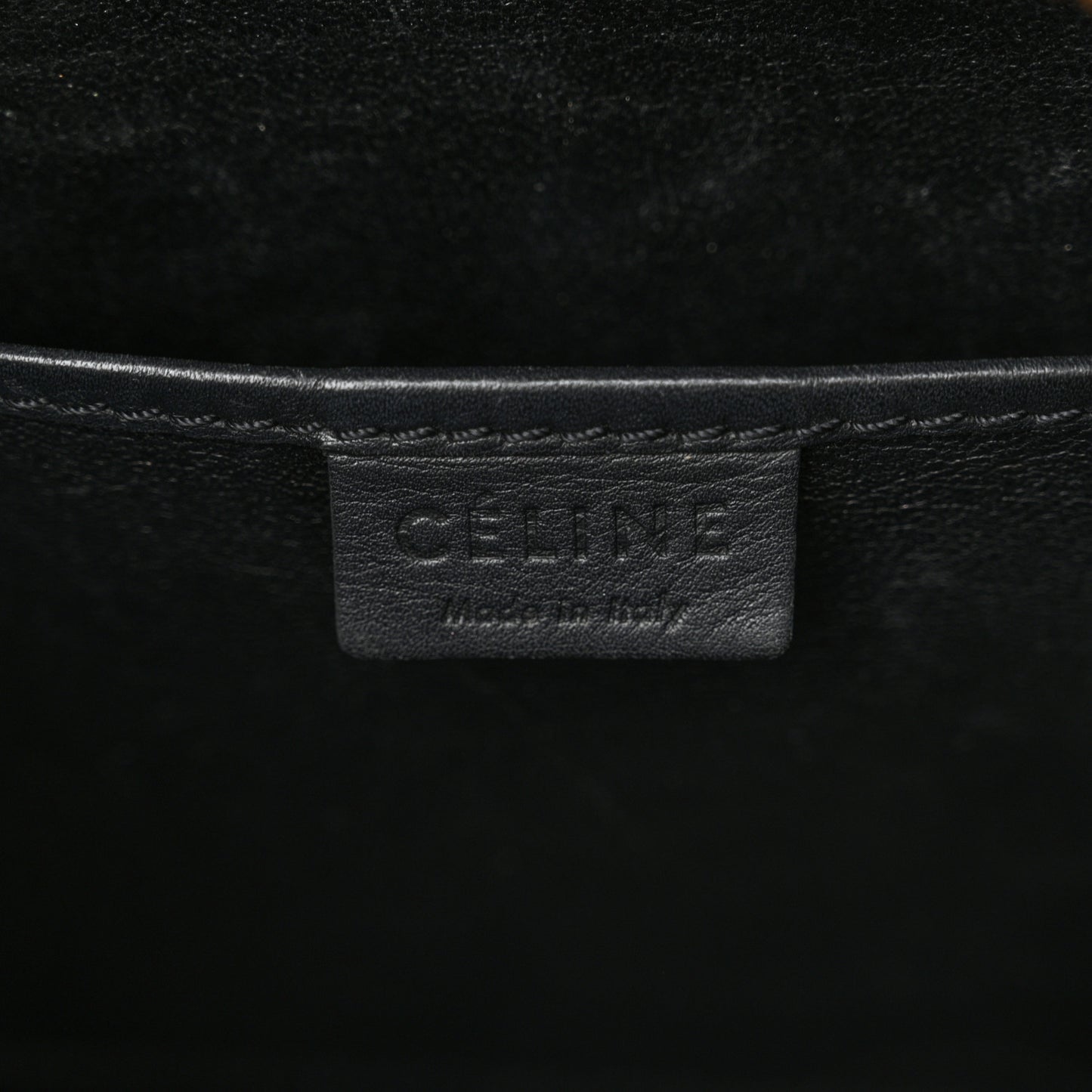 Smooth Calfskin Nano Luggage Black