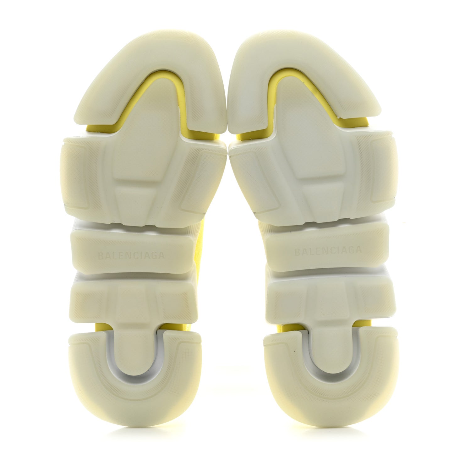 Technical 3D Recycled Knit Womens Speed 2.0 Transparent Sole Sneakers 38 Light Yellow