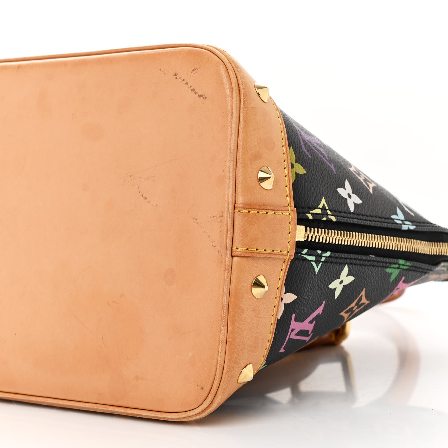 Louis Vuitton Monogram Multicolor Alma Black 10 of 15