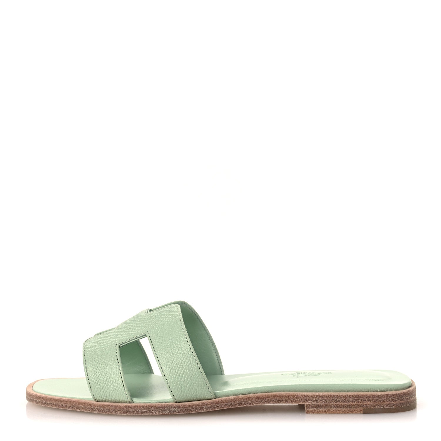 Hermes Epsom Oran Sandals 36 Vert Jade 1909861 – FASHIONPHILE
