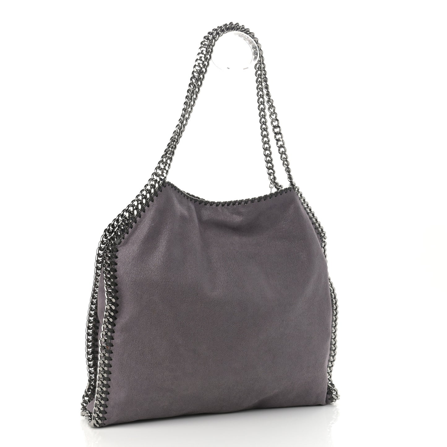 Shaggy Deer Small Falabella Tote Light Grey