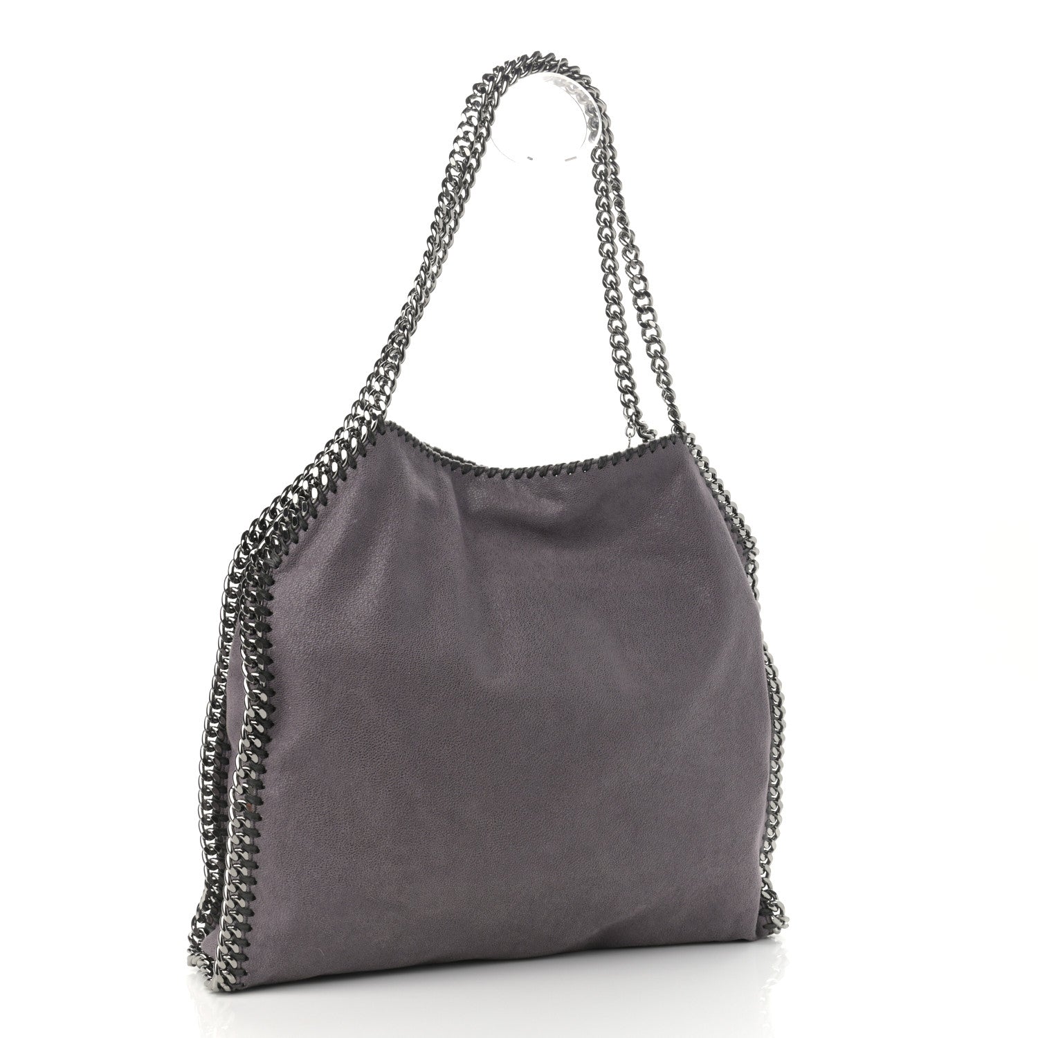 Stella McCartney Shaggy Deer Small Falabella Tote Light Grey 3 of 10