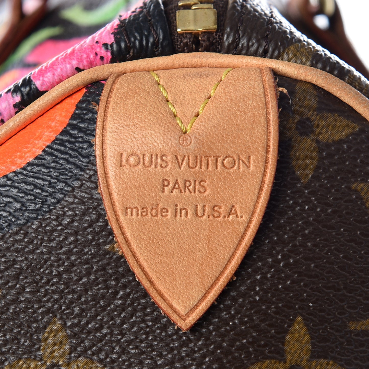 Monogram Roses Speedy 30