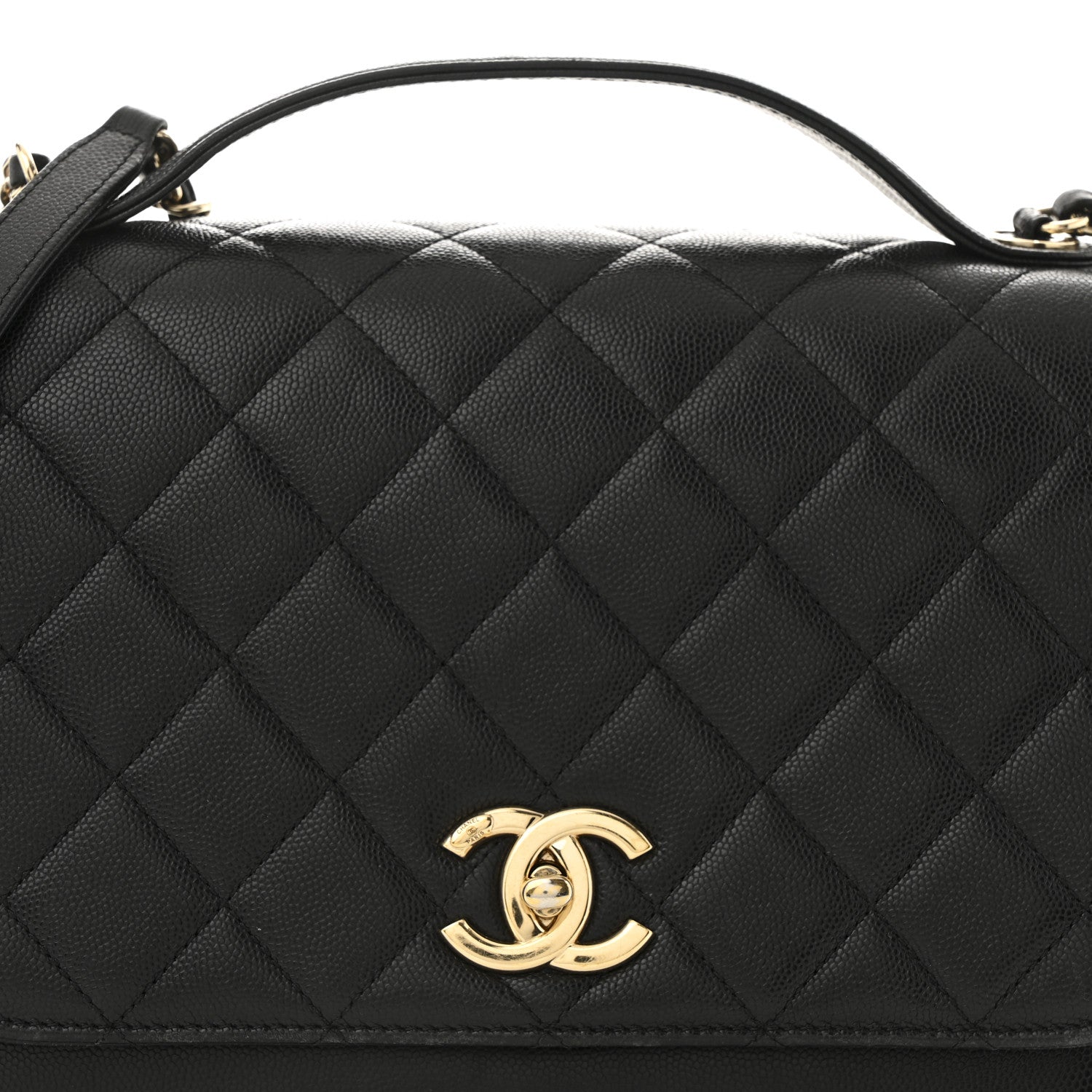 Chanel Caviar Quilted Large Business Affinity Flap Black 8 of 13