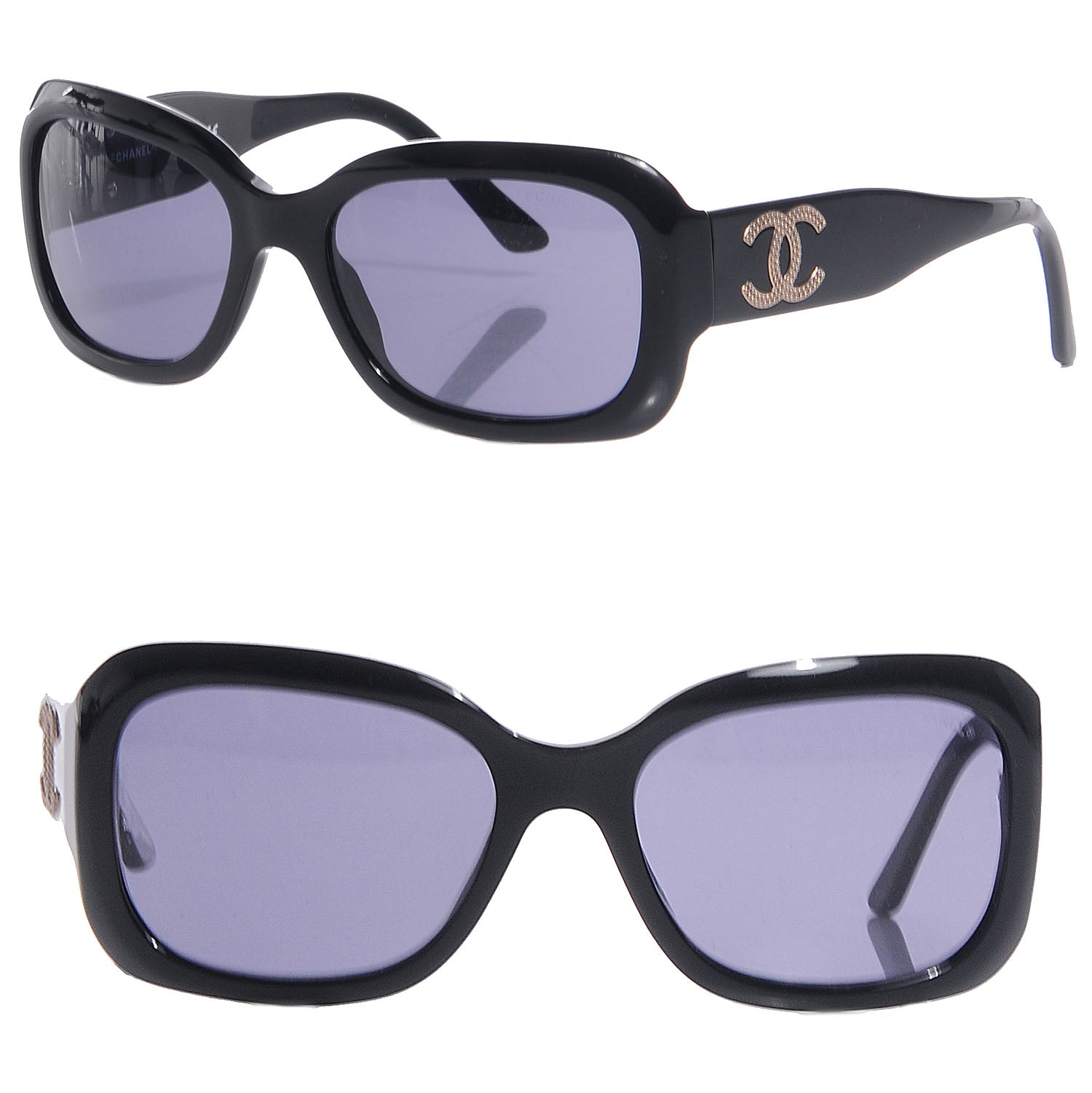 Chanel CC Logo Sunglasses 5102 Black 1 of 5