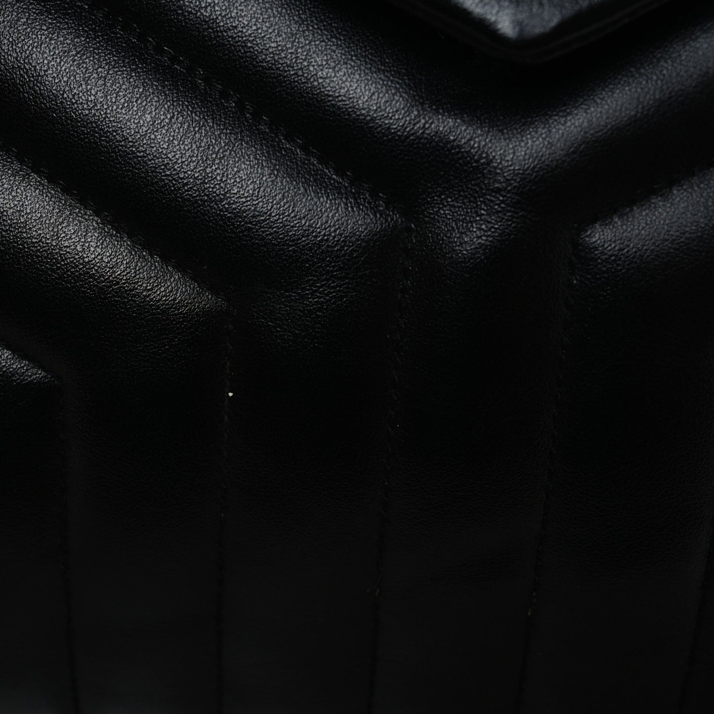 Calfskin Y Quilted Monogram Loulou Document Holder Black