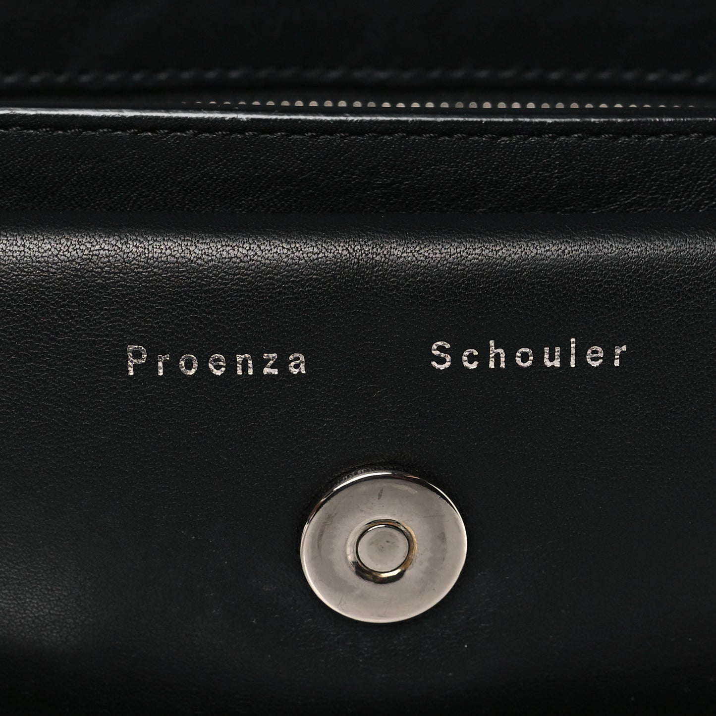 Calfskin Mini PS11 Classic Shoulder Bag Black