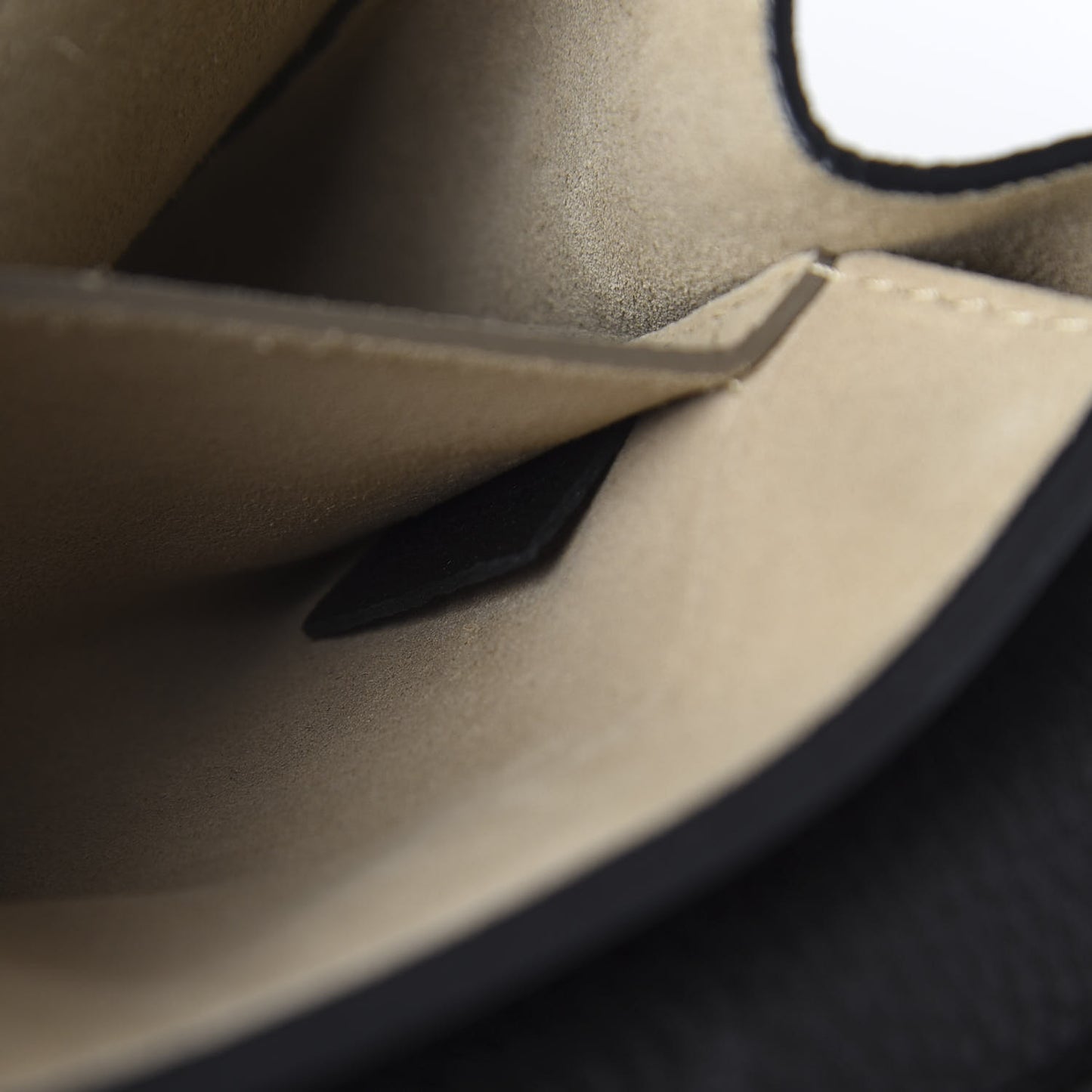 Grained Lambskin Mini Drew Shoulder Bag Black
