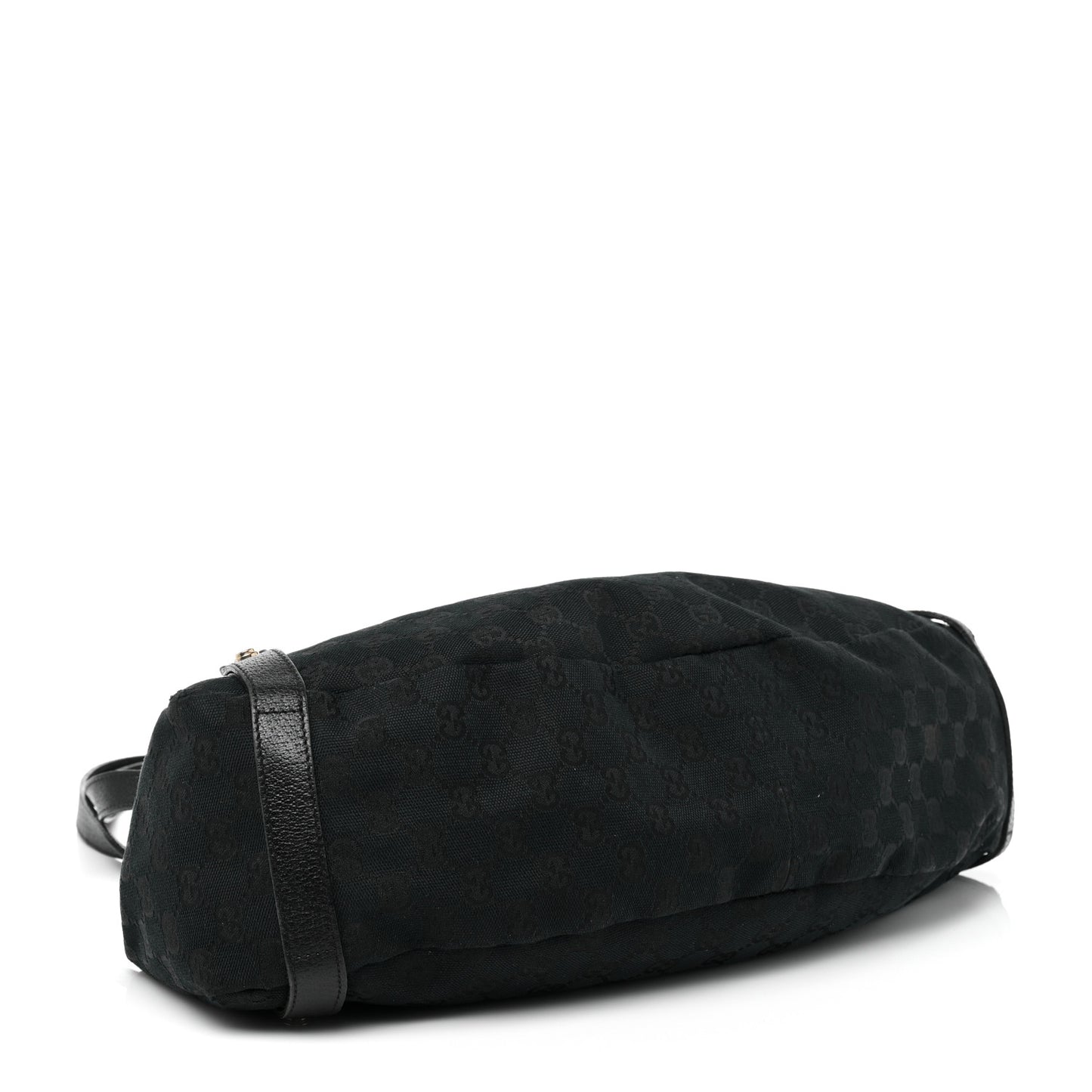 Monogram Medium Abbey Shoulder Bag Black