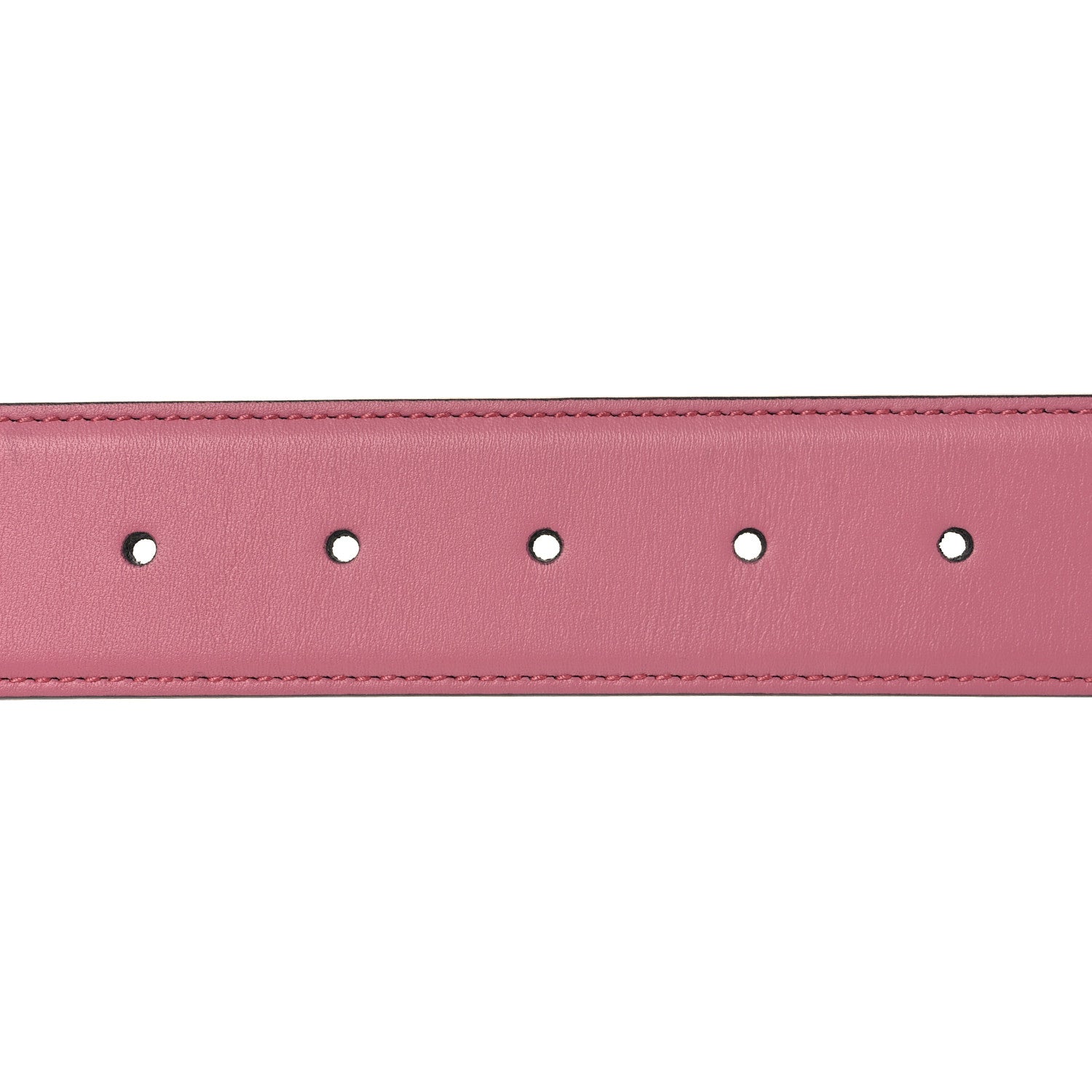 Gucci Moon Calfskin Interlocking G 37mm Belt 90 36 Glossy Pink 3 of 5