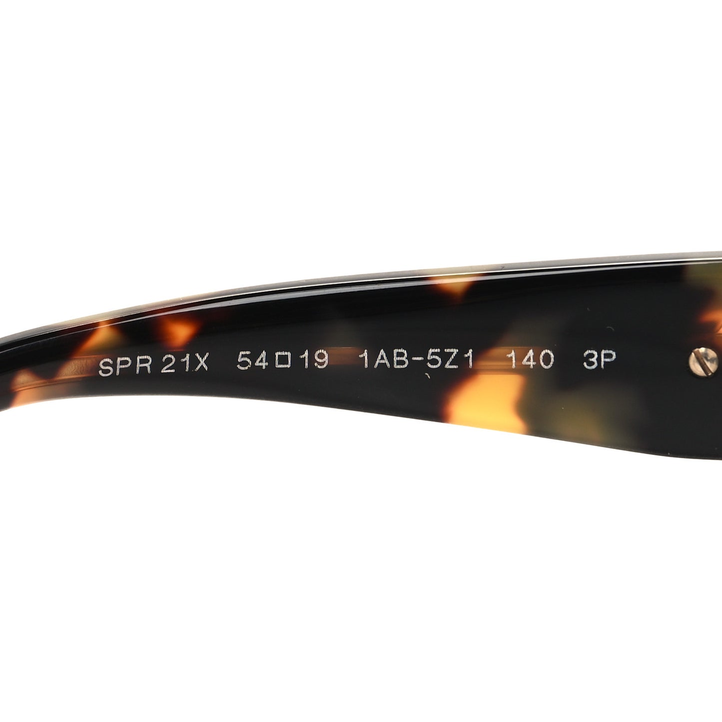Oversized Monochrome Sunglasses SPR 21X Black Tortoise