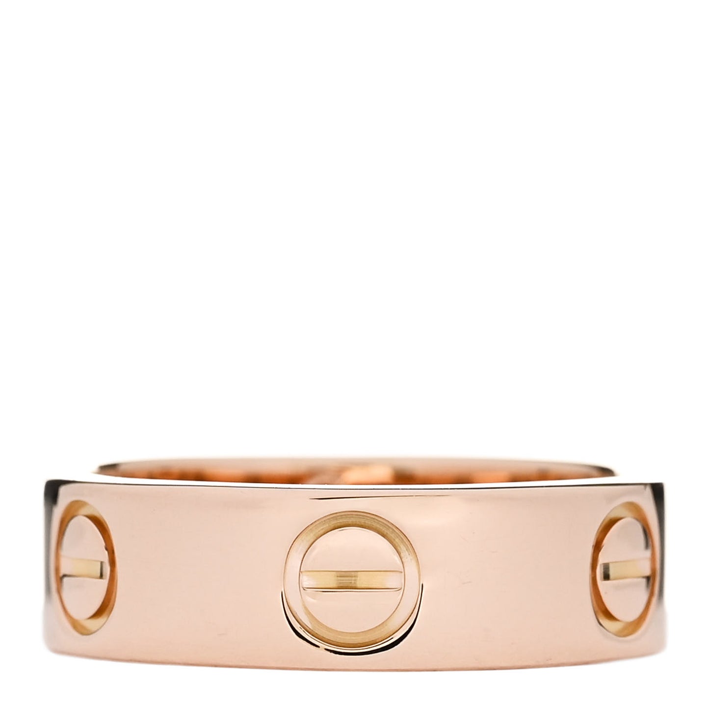 18K Pink Gold 5.5mm LOVE Ring 50 5.25