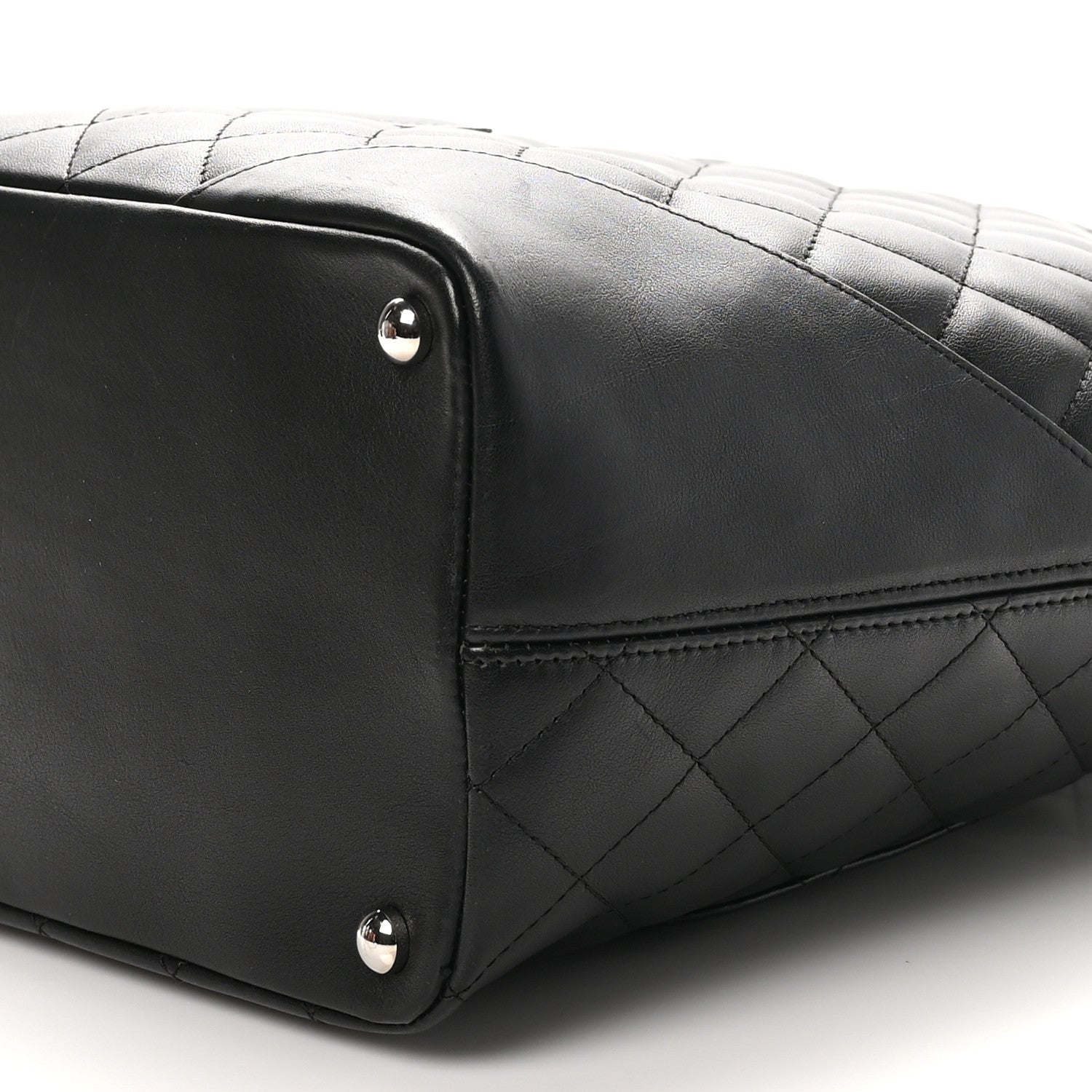 Chanel Calfskin Quilted Medium Cambon Tote Black 10 of 10