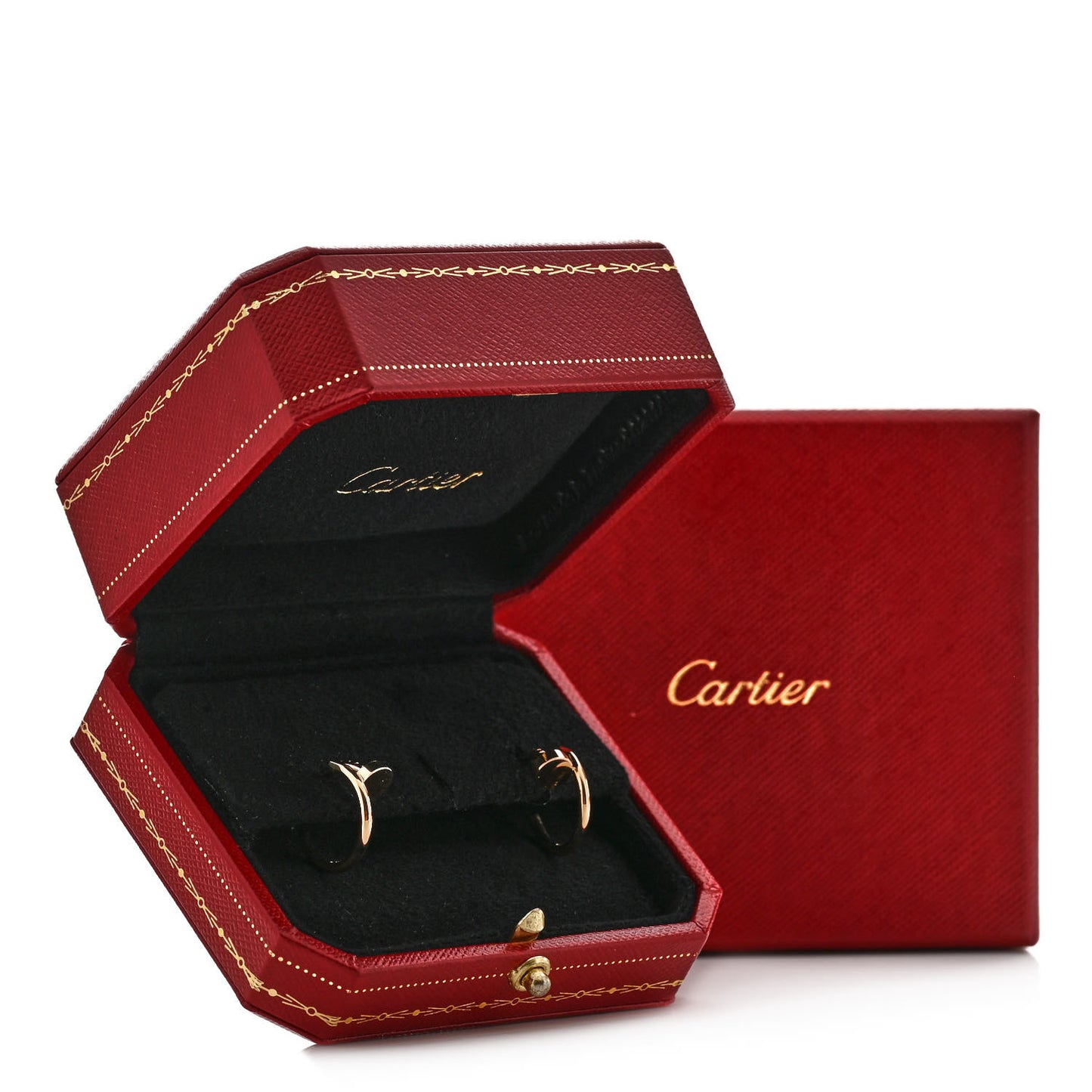 18K Yellow Gold Juste Un Clou Hoop Earrings