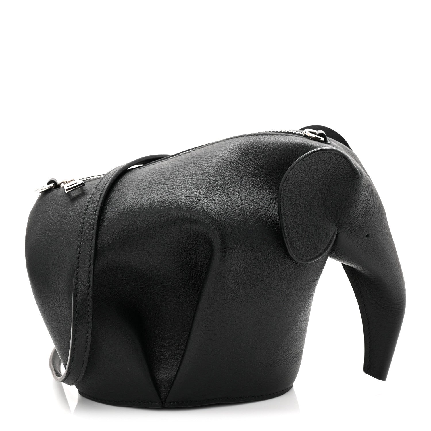 Loewe Calfskin Mini Elephant Crossbody Bag Black 1796143