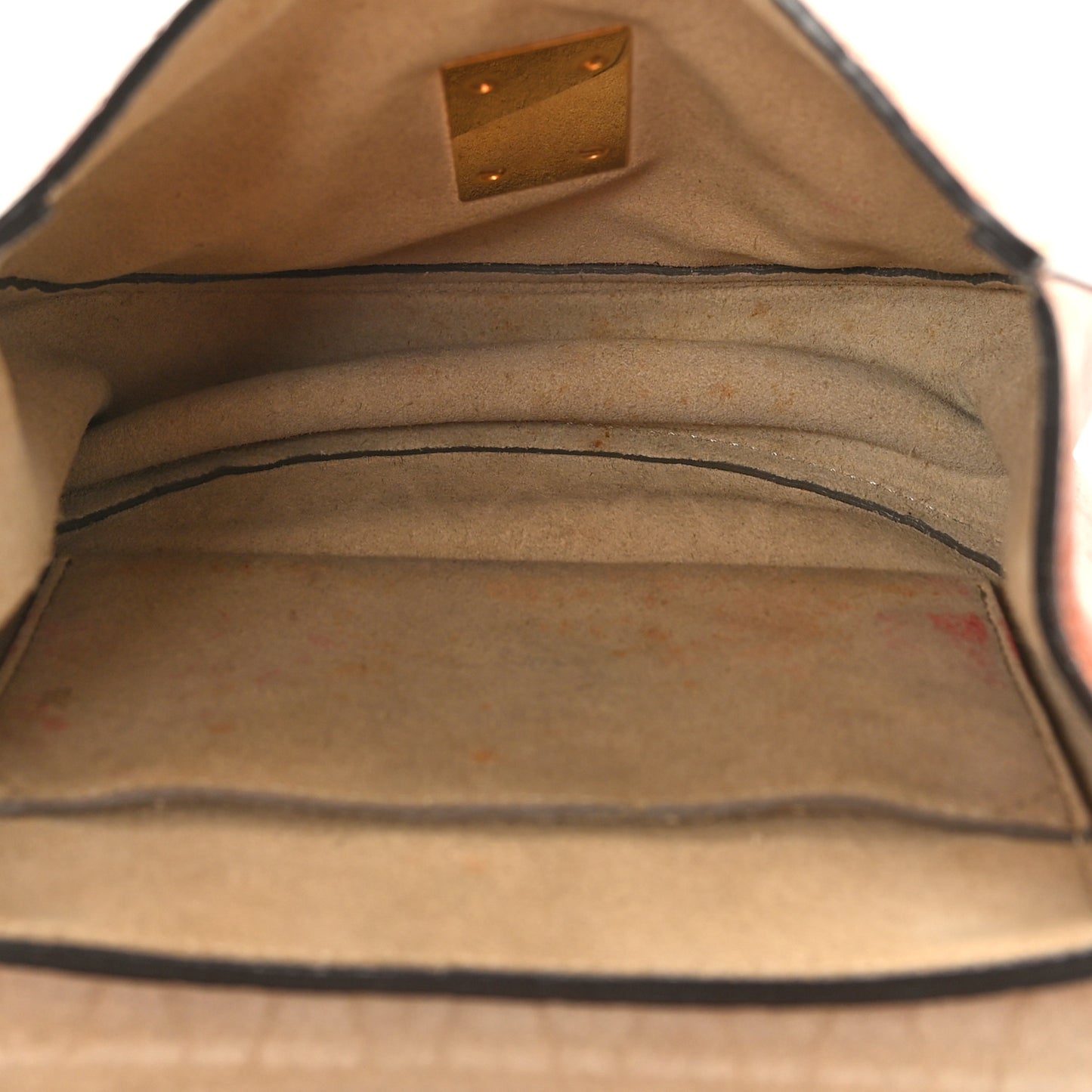 Lambskin Diamond Embossed Small Drew Shoulder Bag Caramel