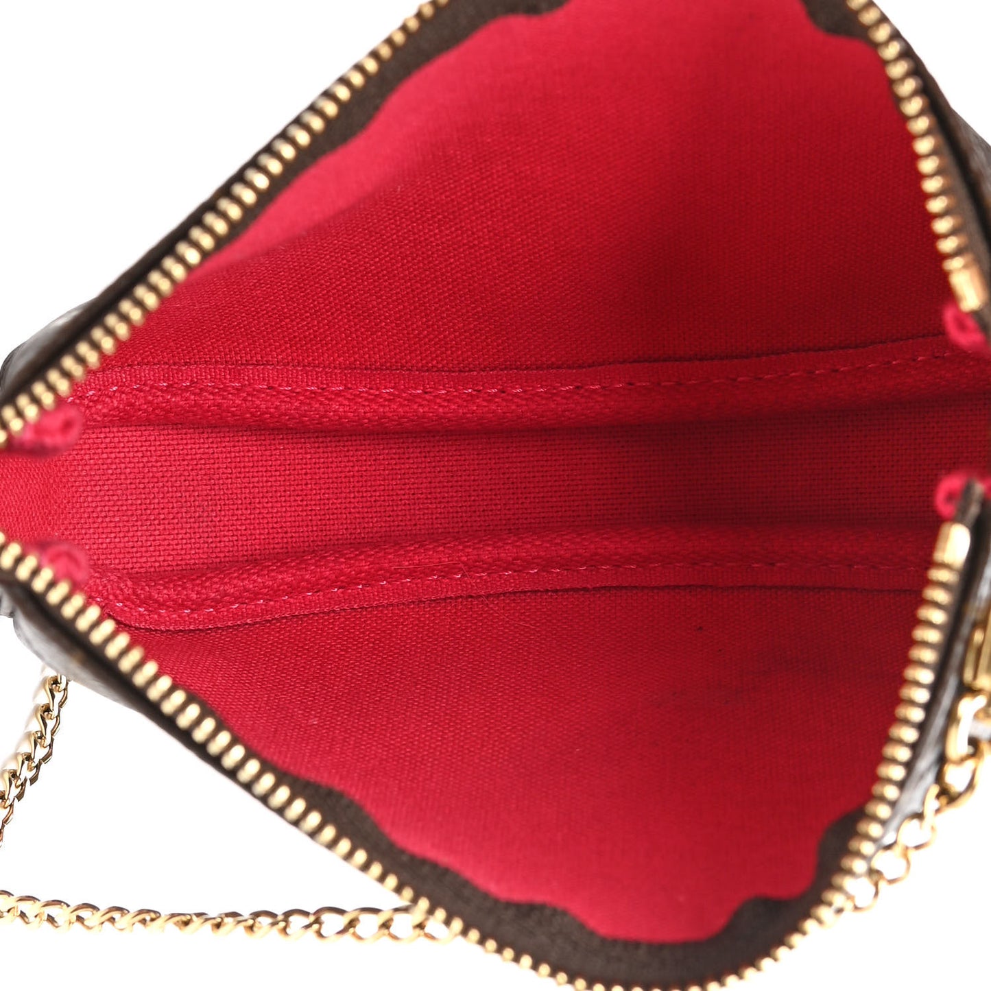 Monogram 2019 Christmas Animation Mini Courchevel Pochette Accessories Fuchsia