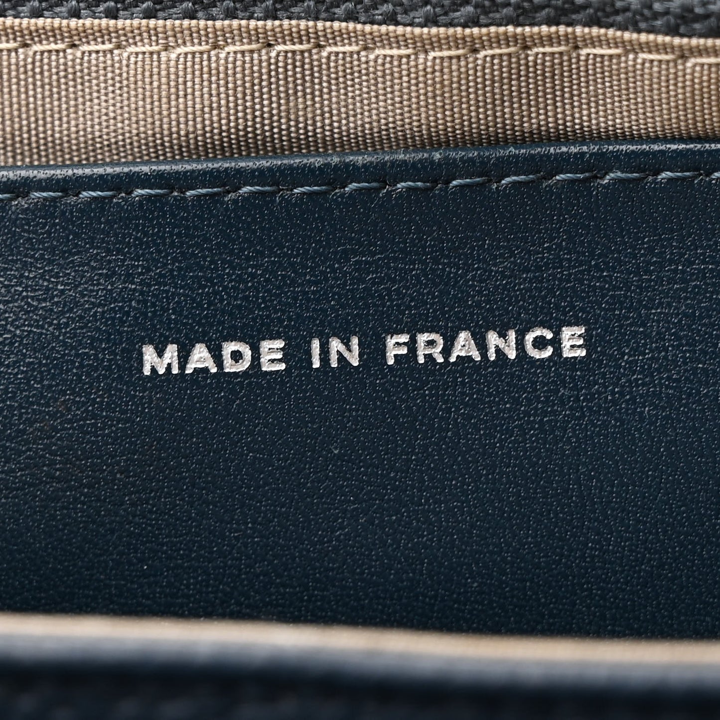 Caviar Half Moon Wallet On Chain WOC Dark Blue