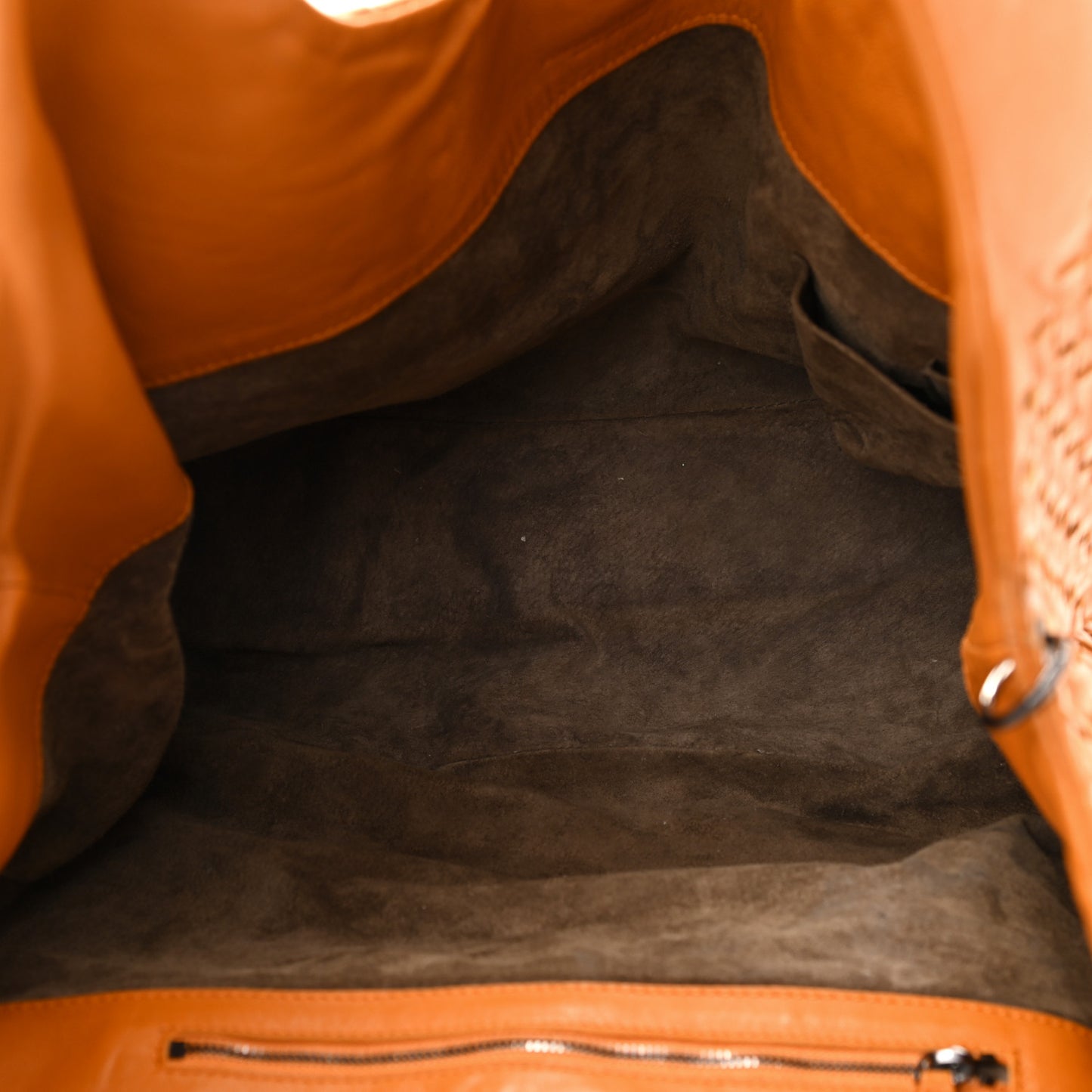 Nappa Intrecciato Medium Campana Hobo Topaz