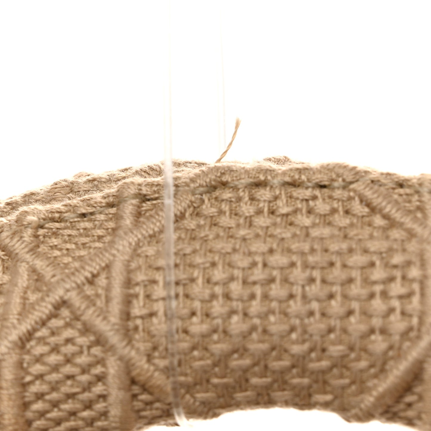 Canvas Embroidered Medium Lady D-Lite Beige