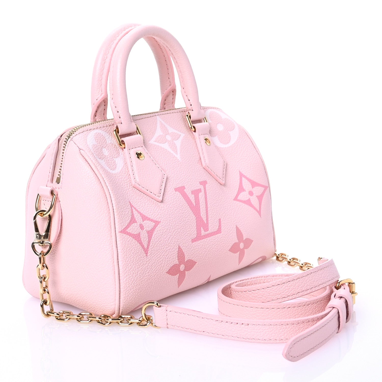 Louis Vuitton Empreinte Monogram Giant Speedy Bandouliere 20 Degrade Rose Pink 3 of 13
