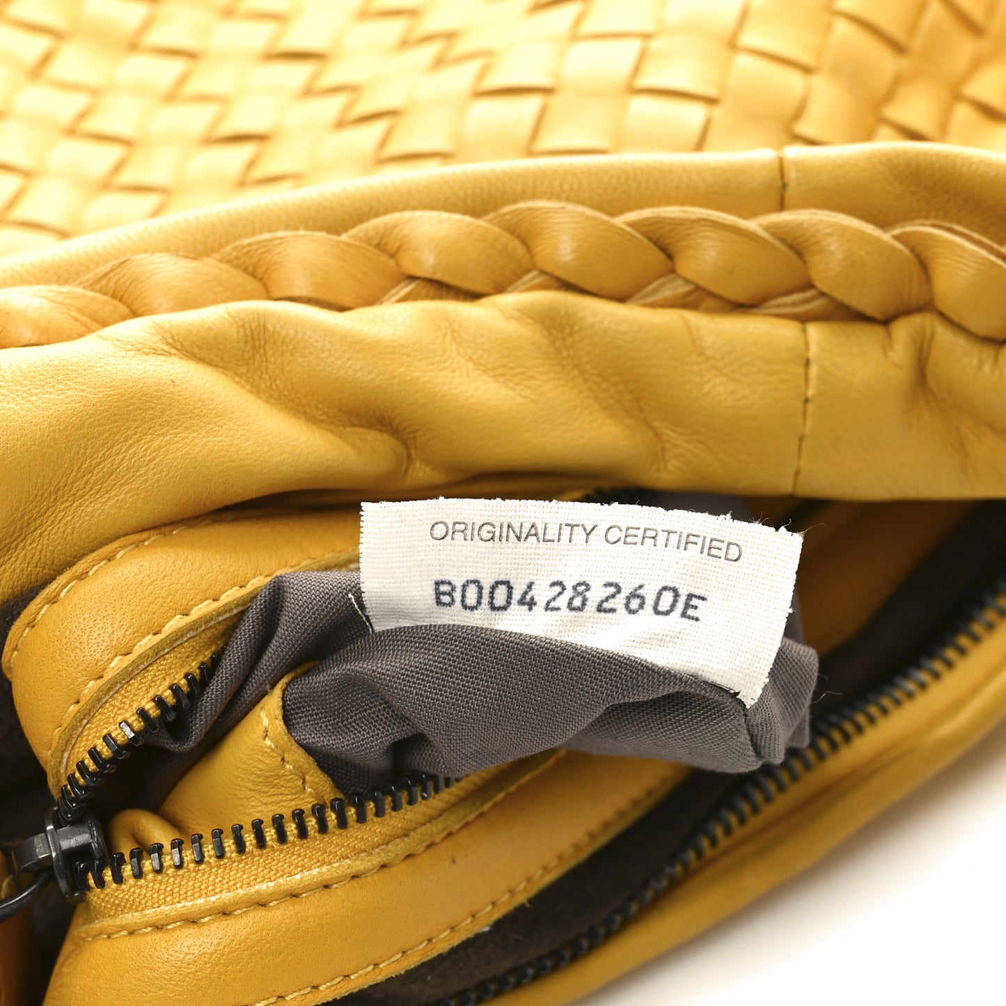Nappa Intrecciato Medium Belly Veneta Hobo Sunset