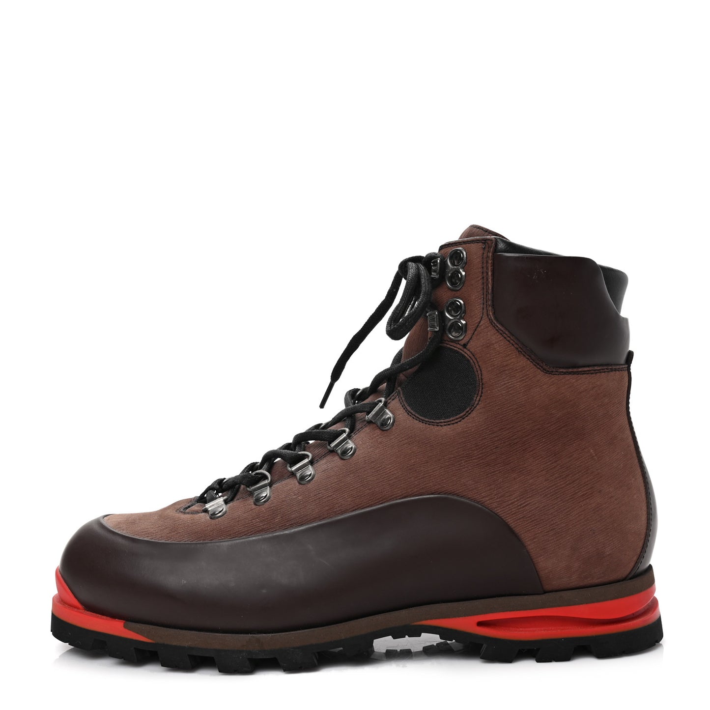 Nubuck Matte Calfskin Mens Alpinist Ankle Boots 9.5 Brown