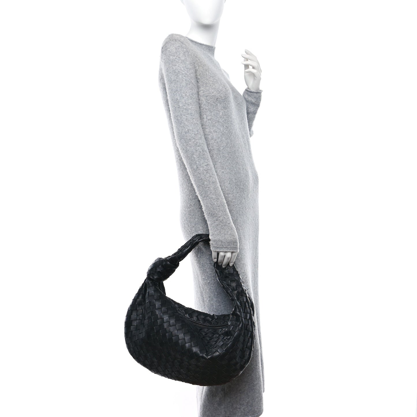 Nappa Intrecciato Small Jodie Black