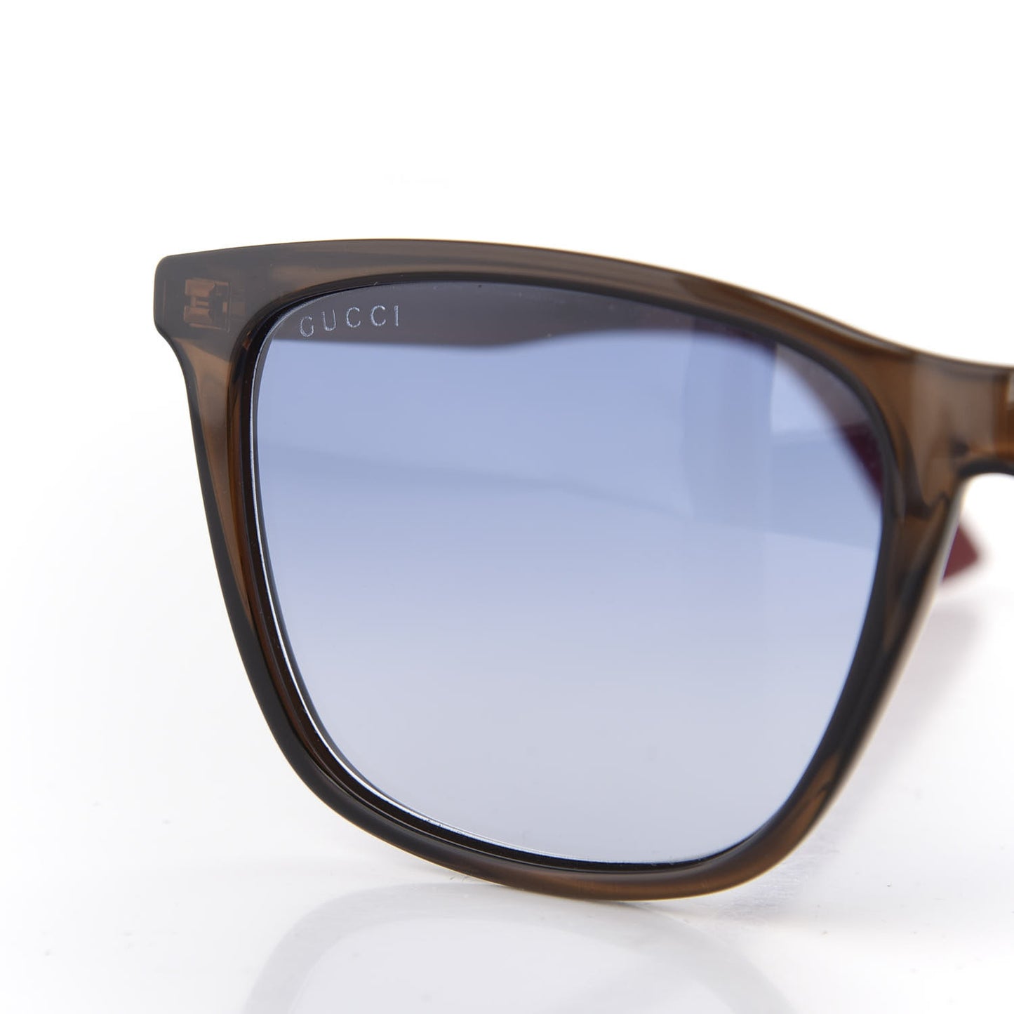 Acetate Square Frame Sunglasses GG0404S Brown