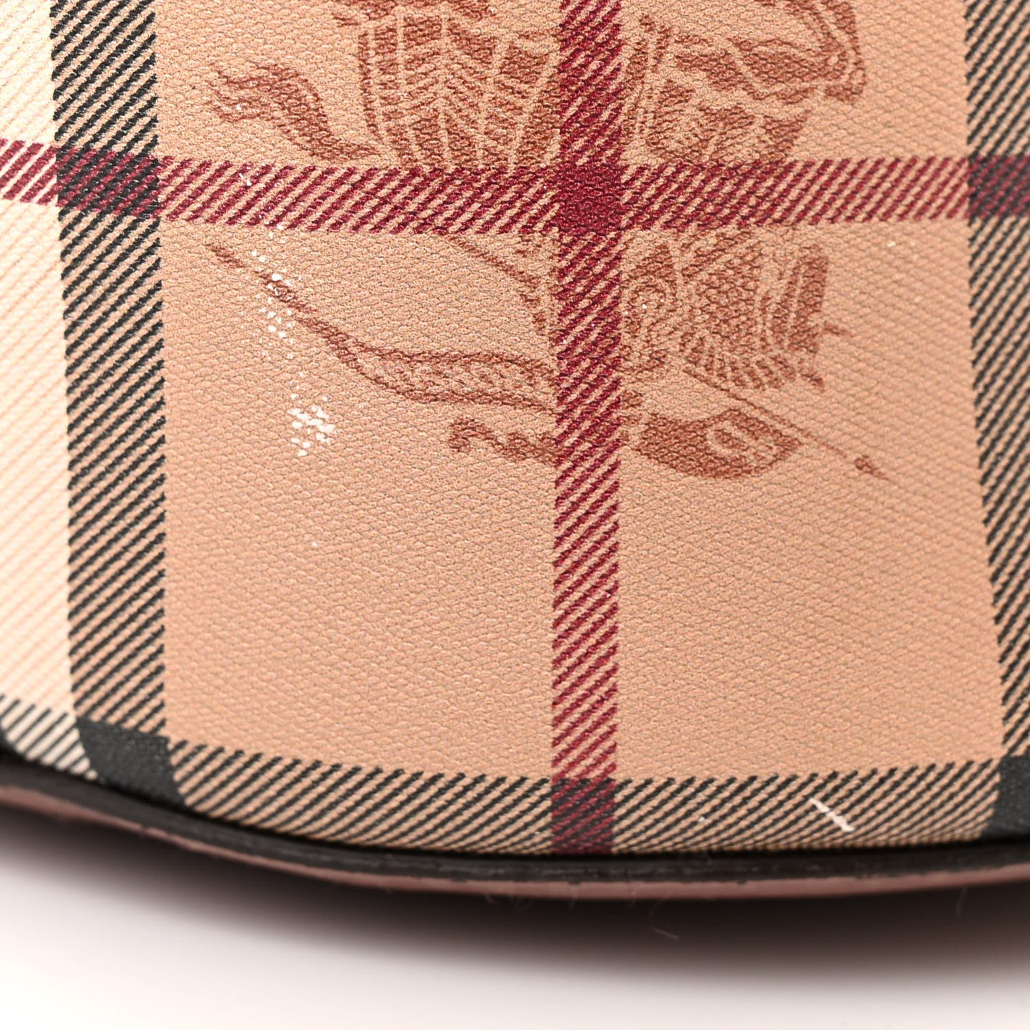 Haymarket Check Colours Small Lorne Bucket Crossbody Elderberry