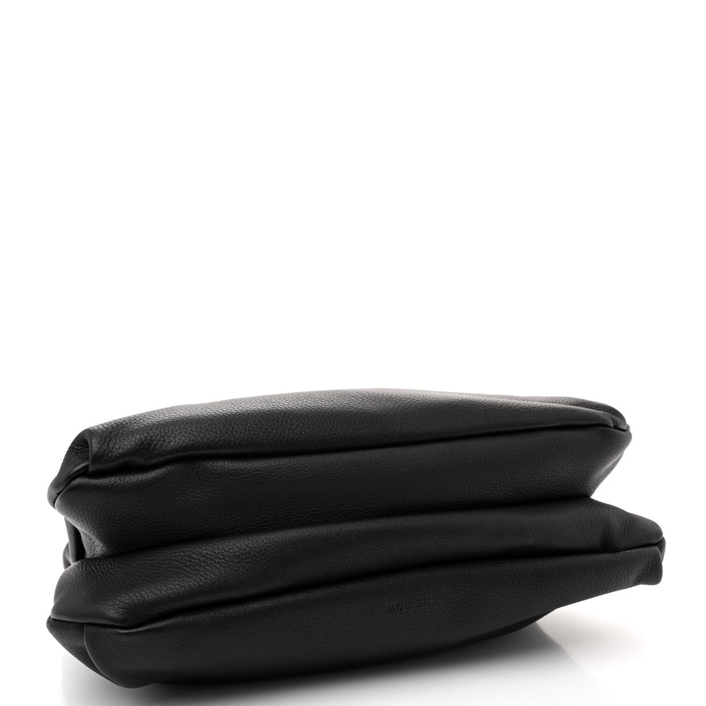 Grained Calfskin Bourse Clutch Black