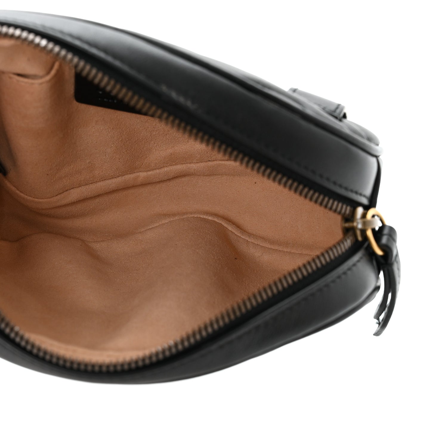 Calfskin Matelasse GG Marmont Belt Bag 75 30 Black